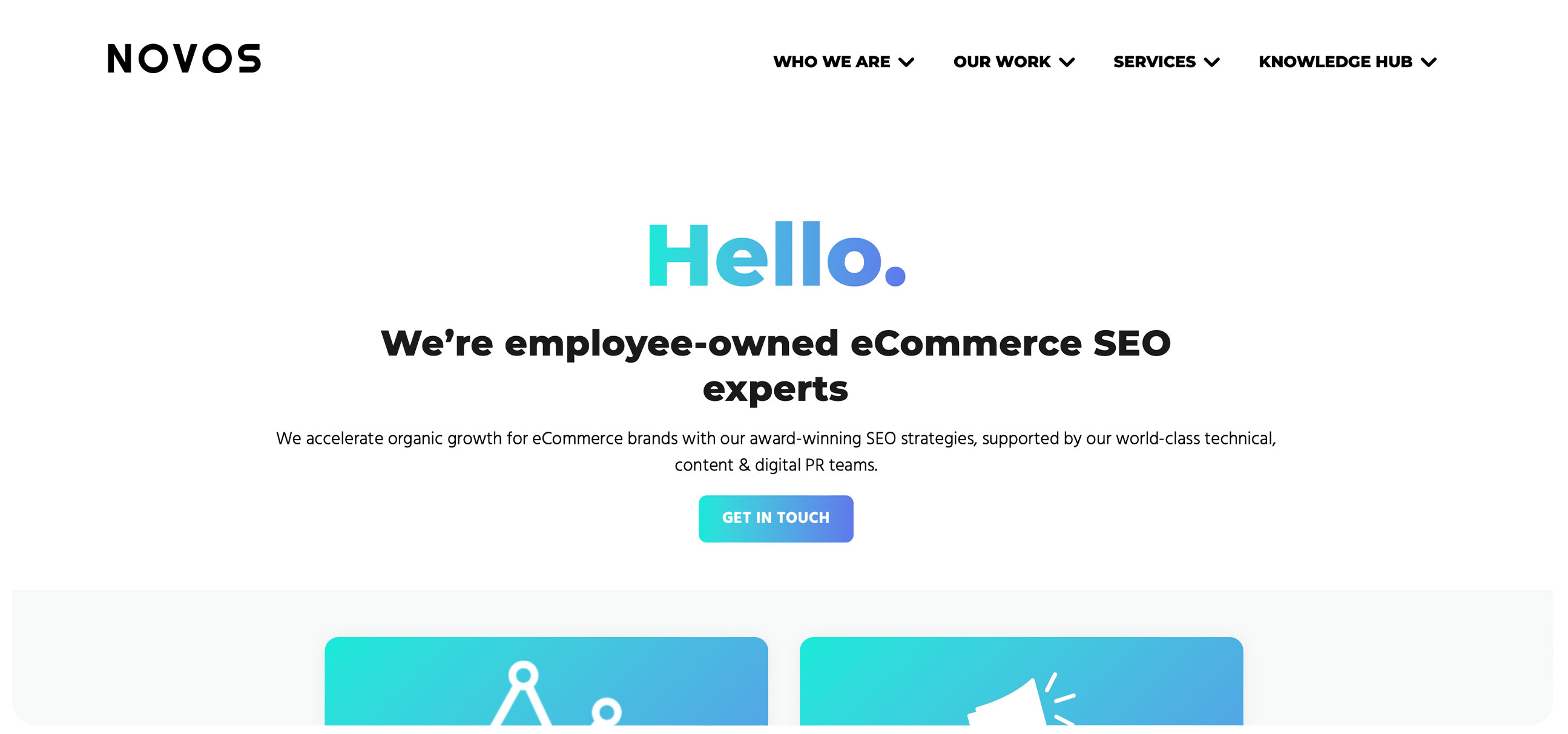 NOVOS – Ecommerce SEO agency for high-growth brands
