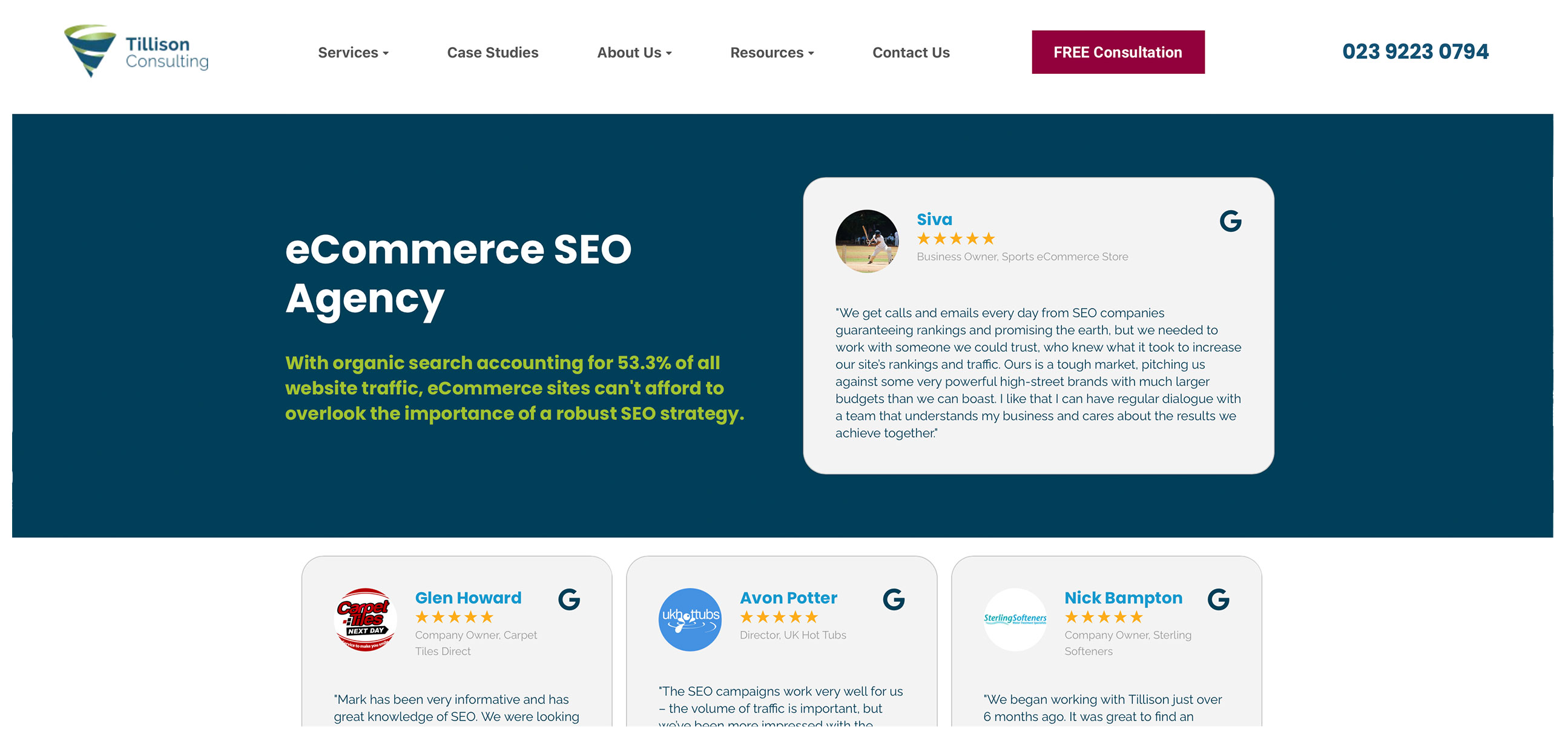 Tillison – SEO agency for growth-focused ecommerce brands